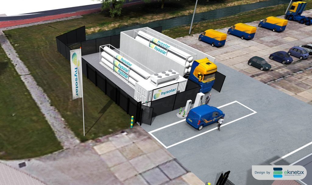 Waterstoftankstation Hysolar