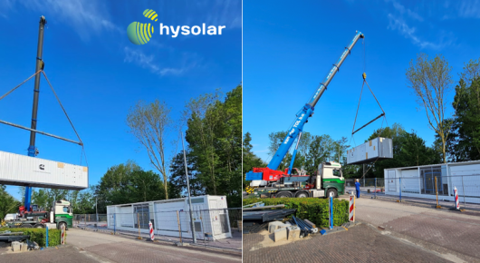 Bouw groene waterstofproductie Hysolar in volle gang