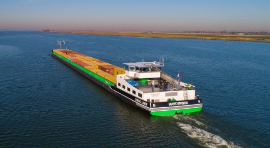 Zwolle region driving force for the greening of inland shipping